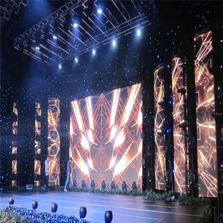 Stage Event Background Curve Screen Pantalla Video Wall P2.9 P3.91 P4.81 Indoor Rental LED Display for Music and Club Rental