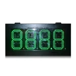 New Design Green Color 8inch PCB Digital Number LED Gas Price Sign for Gas Station