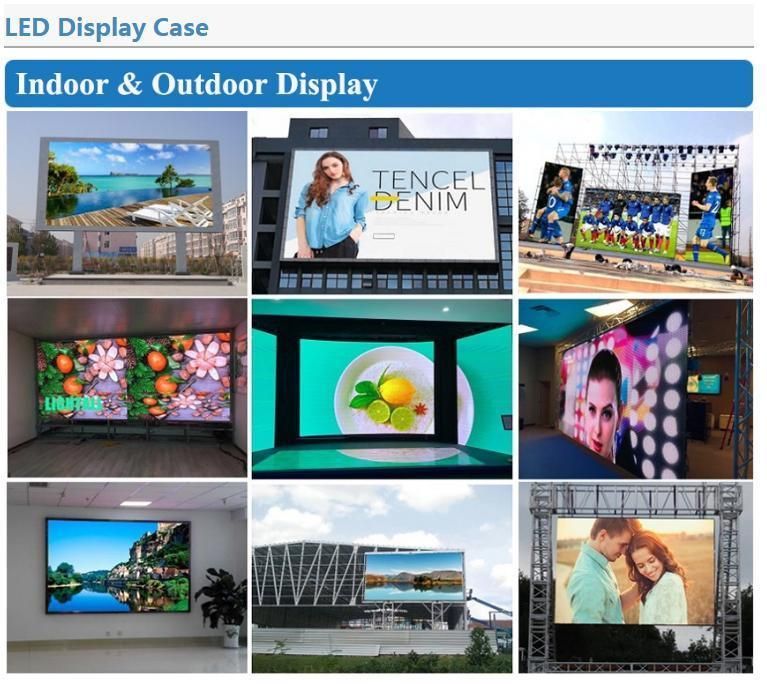 Outdoor P4 256X128mm Full Color Stage Background LED Display Big Screen