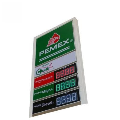 Gas Pump Price Signs Outdoor Petrol Station Signage CAS Station Totem Display Pylon Sign