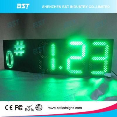 Green Color Outdoor Waterproof Gas Price LED Display