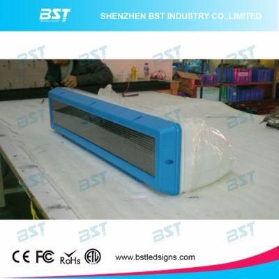 P6 Green Color Programmable Taxi Top Moving LED Display