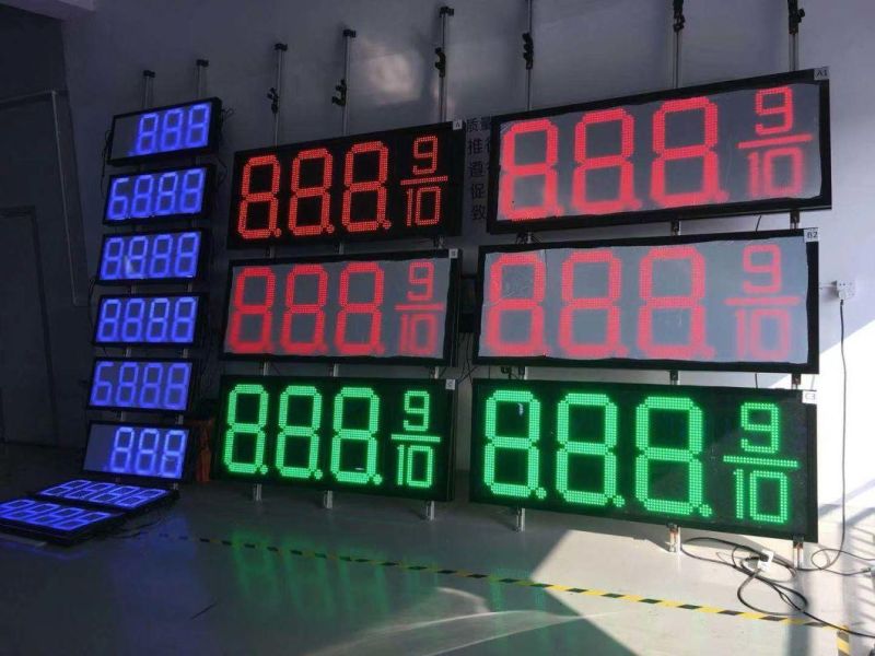 Senior Quality 16inch LED Gas Price Sign Practical Outdoor LED Display