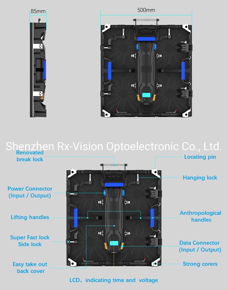 Indoor P3.91 LED Display Rental LED Display Screen Wall