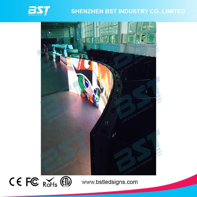 P5 High Brightness Curved Indoor Fixed LED Screen---8