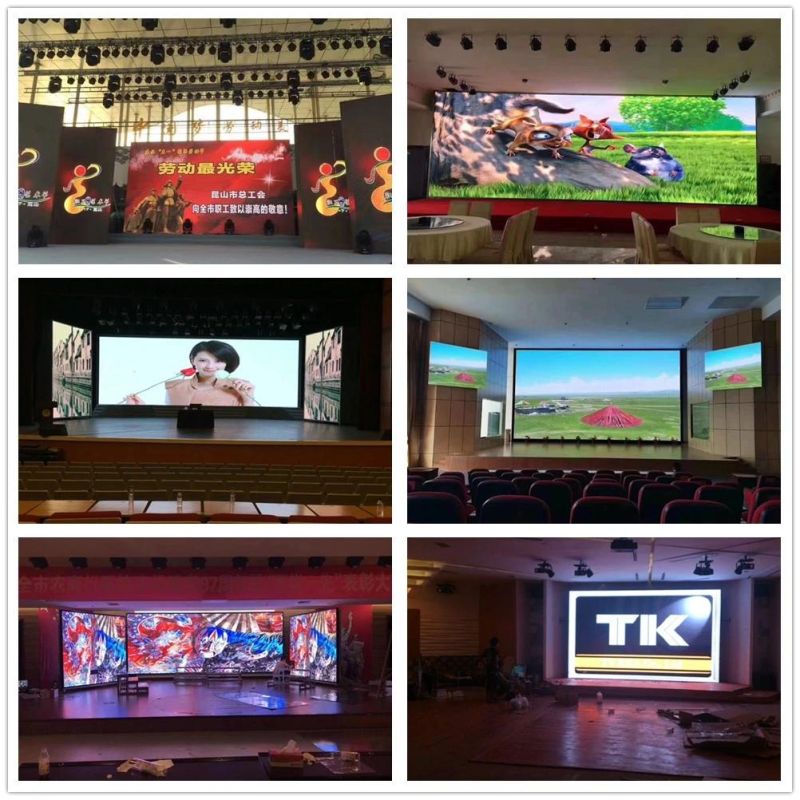 P3 Full Color Video Display Wall LED Indoor Rental Screen Factory