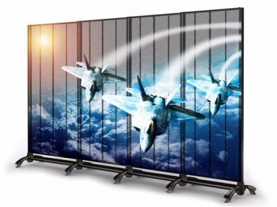 Glass LED Screen P3.91-7.8 Transparent LED Display with WiFi 4G USB PC Airport Shopping Mall LED Advertising
