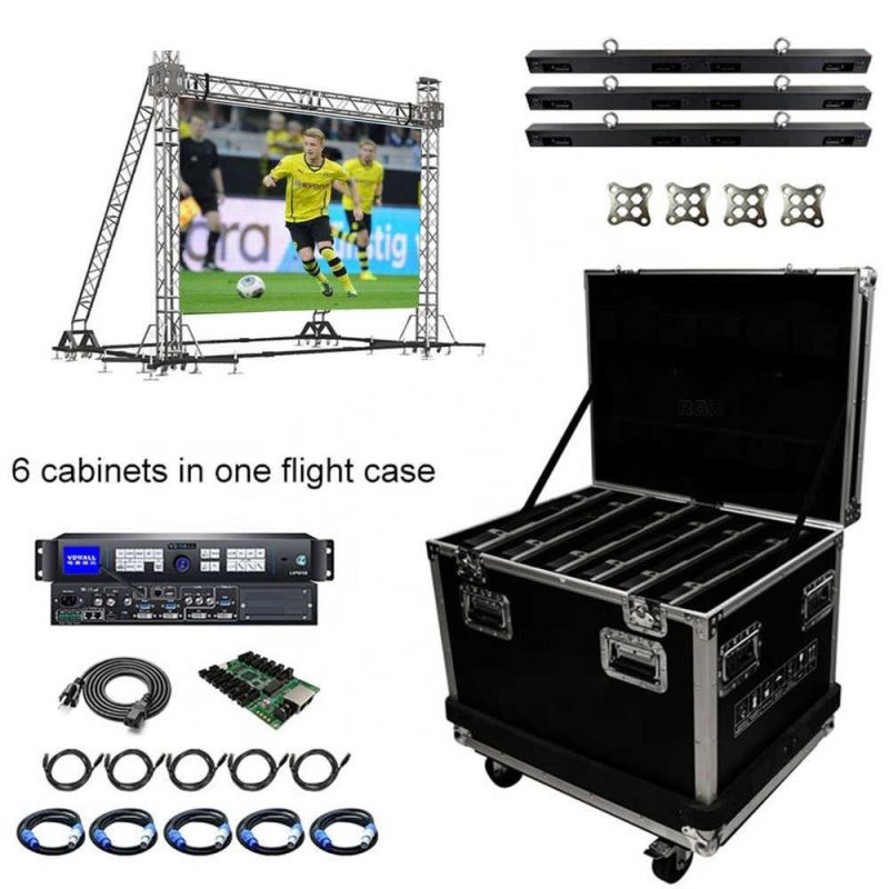 High Resolution 5X3m Complete System P3.91 P4.81 Rental LED Display Cheap Outdoor Indoor LED Video Wall