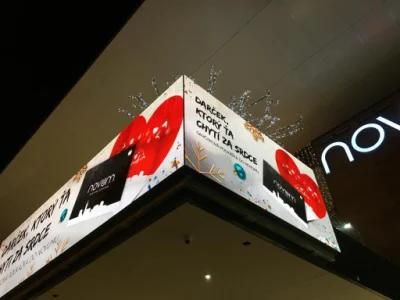 Outdoor HD 90 Degree Corner LED Video Wall for Advertising