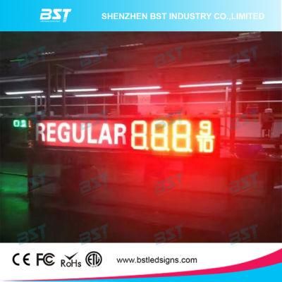 Outdoor Waterproof LED Gas Price Sign Lighting Box