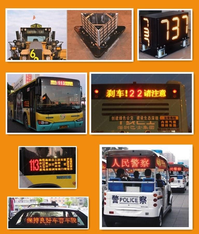 Bus LED Destination Display Panel for Showing Station, Route Number