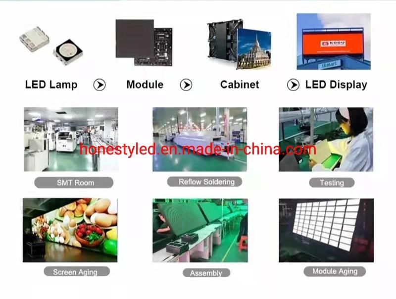 Shenzhen Factory P3 P4 P5 P6 P8 P10 Waterproof IP65 LED Video Wall Full Color Outdoor LED Display