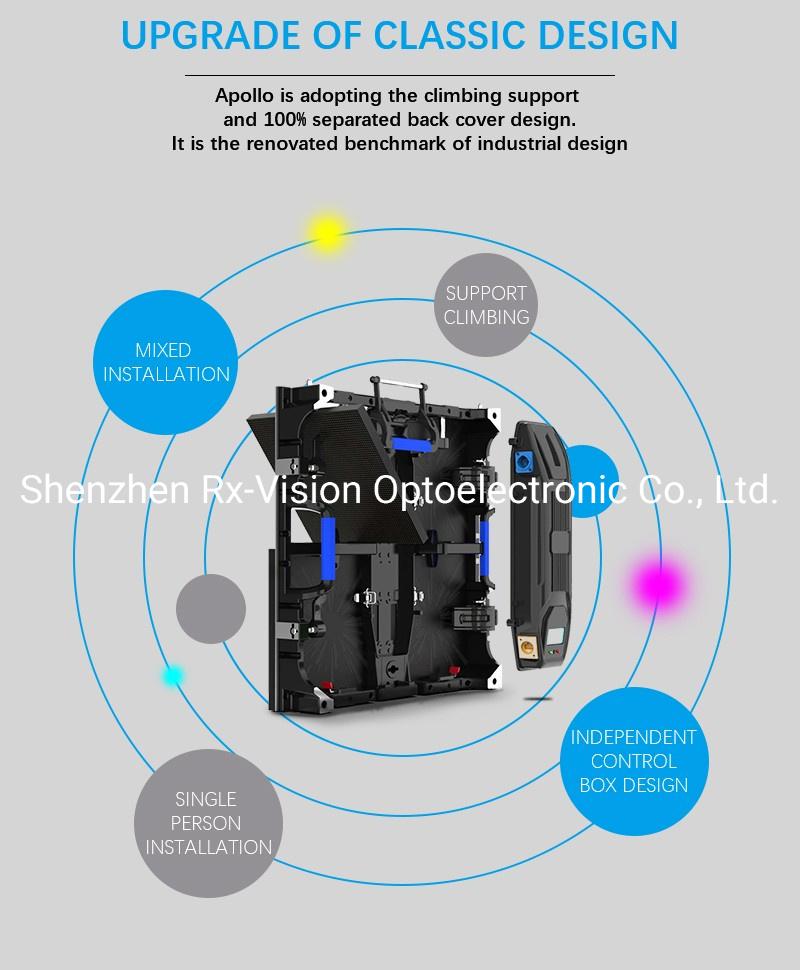 P3.91 P4.81 P2.976 P2.604 0, 50 X 0, 50 Stage Rental LED Display Screen Panel