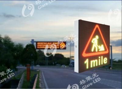 P25 Full Color Highway Fixed Variable Speed Limit Sign Traffic Message LED Display
