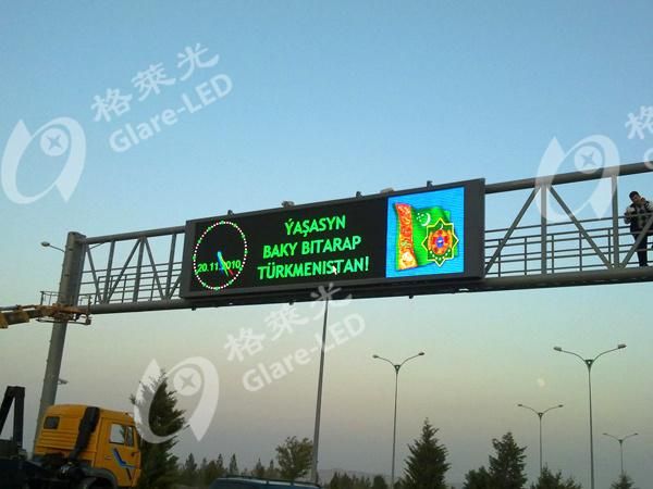 En12966 High Brightness P20 RGB LED Large Display Screen Outdoor LED Variable Message Sign Traffic Sign