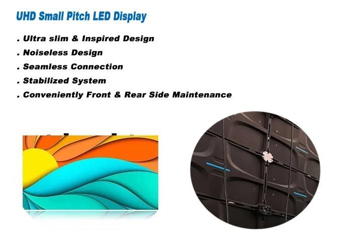 P1.25 LED Video Wall Indoor Fixed LED Display for Traffic Centre