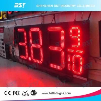 24 &quot; Red Color Outdoor Waterproof LED Petrol Price Display