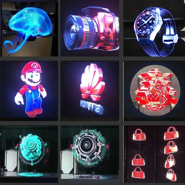 Newest Arrival Largest 160cm 2048*2880 3D LED Fan 8 Blades Holographic Fan Naked Eyes 3D Hologram Fan for Advertising