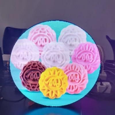 Hot Sale P4 Outdoor Full Color Round Circle Shape Diameter 512mm Single Side LED Display Screens
