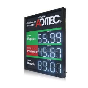 Mexico Outdoor Gas Price LED Sign Waterproof Gas Station Price Sign 7 Segment LED Gas Price Sign