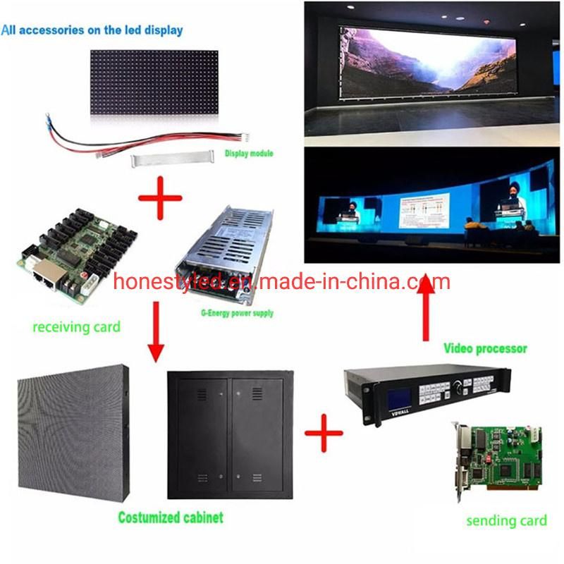 Use in Church Advertising 5000CD/M2 LED Sign Board P5 Outdoor LED Display RGB LED Video Wall Rental LED Panel