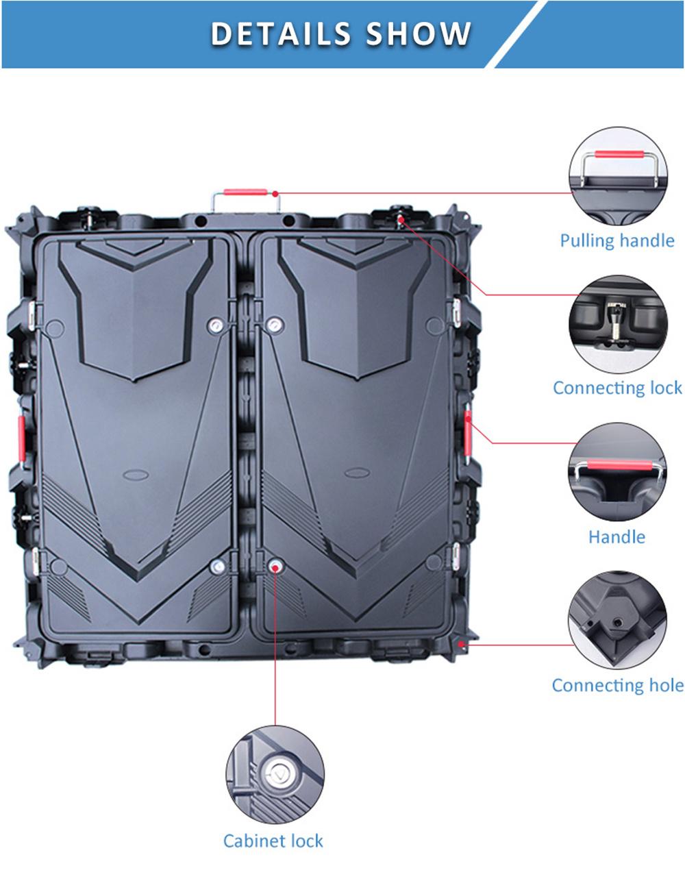 Outdoor Waterproof P3 P4 P5 Cabinet HD LED Video Wall