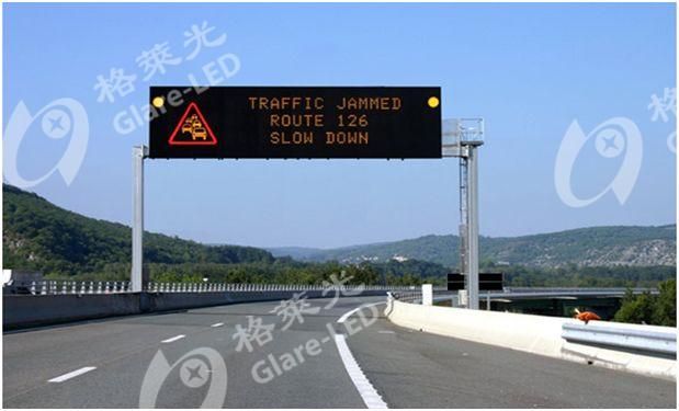 En12966 High Brightness P20 RGB LED Large Display Screen Outdoor LED Variable Message Sign Traffic Sign