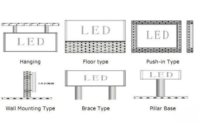 High Brightness P8 Outdoor SMD Advertising Square LED Display Screen