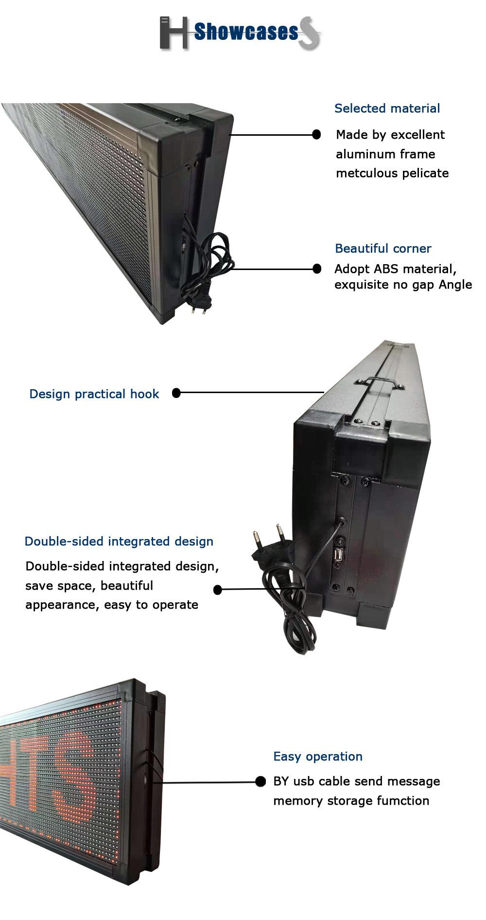 Can Be Customized Size Color Indoor and Outdoor Double-Sided Display