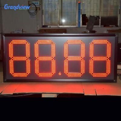 High Quality Small Outdoor Digital LED Sign Price Board for Gas Station /Gas Prices Board