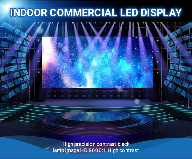 P2.976 P3.91 P4.81 Die Casting Aluminum Cabinet Indoor Outdoor Waterproof Rental LED Screen Display