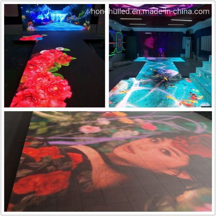 HD Interactive Stage Display Screen Activated LED Video Dance Floor Panels