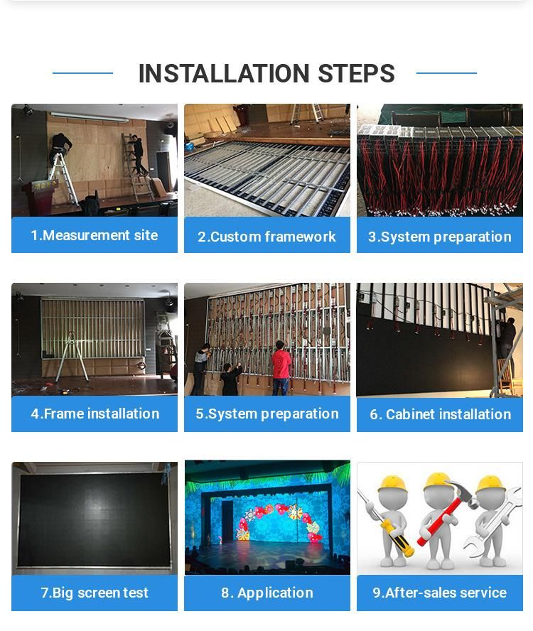 Wholesale Price Video Wall Rental Programmable Panel Sign High Definition P2.976 LED Screen Indoor LED Display Screen