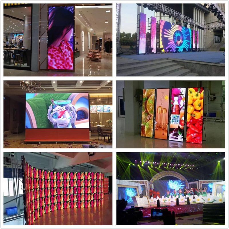 High Quality P3.91 Indoor Outdoor LED Video Advertising Display for Rental Factory