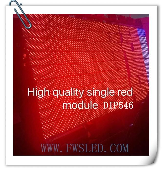 P10 Outdoor Single Red Color LED Display