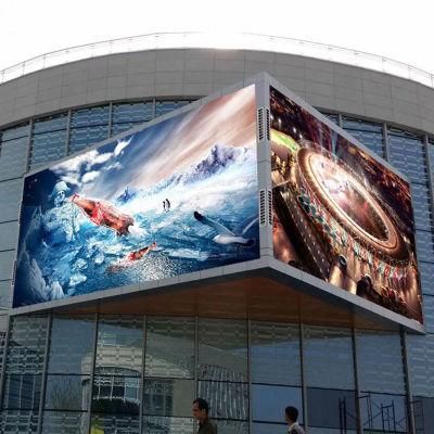 Tranditional LED Screen P6.67 Outdoor Flat Full Color Waterproof Display Curved Video Wall Sign