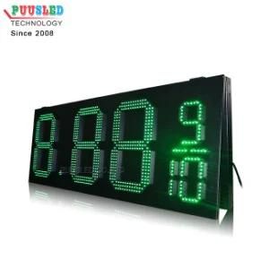 Outdoor 7 Segment LED Display Gas Price 15 Inch 8.889 10 LED Display Panel Price