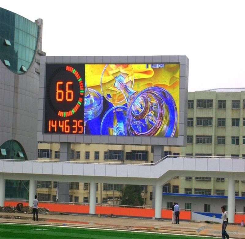 Outdoor RGB Unipole Standing Advertising P10mm LED Digital Display