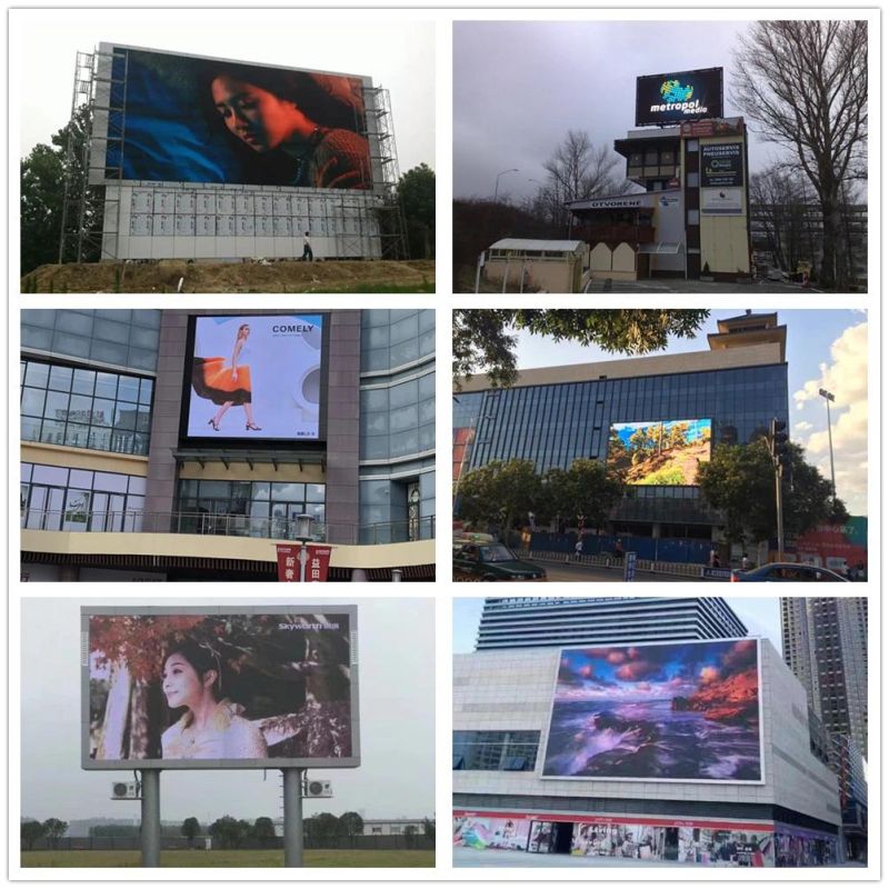 Plaza Park Electronic Display Board High Bright LED Advertising Screen Factory