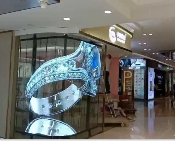 Shenzhen Ks P3.91-7.8 Curve Transparent LED Display