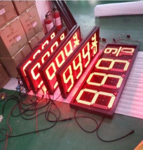 Gas Station Petrol Price LED Display Board for Outdoor Display