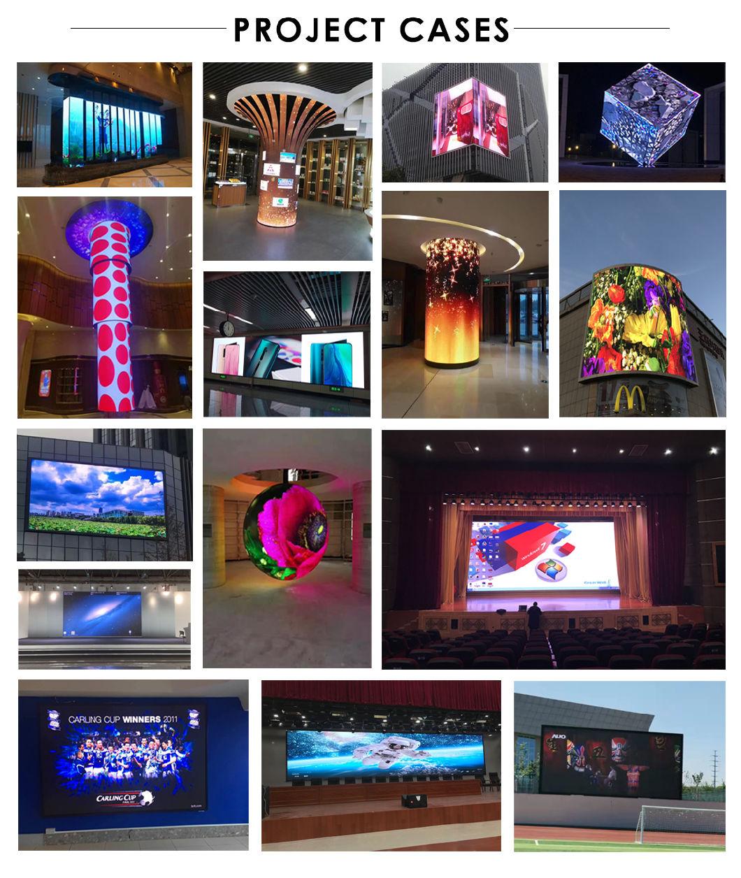 Light Weight Full Color LED Display Screen with Transparent LED Panel P3.91-7.81