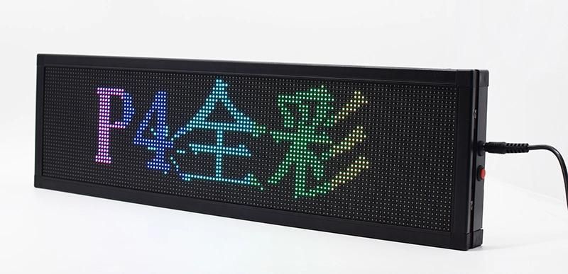 Programmable Shop Banner RGB Text Sign Wi-Fi LED Moving Message Display Board