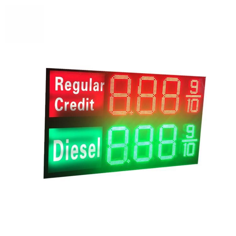 Double Sided 6/8/12/16/20/24/32 Inch LED Gas Price Signs