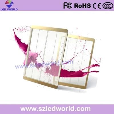 P4 500X500mm Module LED Transparent Glass Display Screen for Promoting
