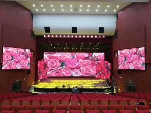 Indoor P2.5 P3 P3.076 P4 P5 Fixed Rental Full Color LED Display Screen with Frontal Magnets Service for Ballroom Video Wall Billboard Sign