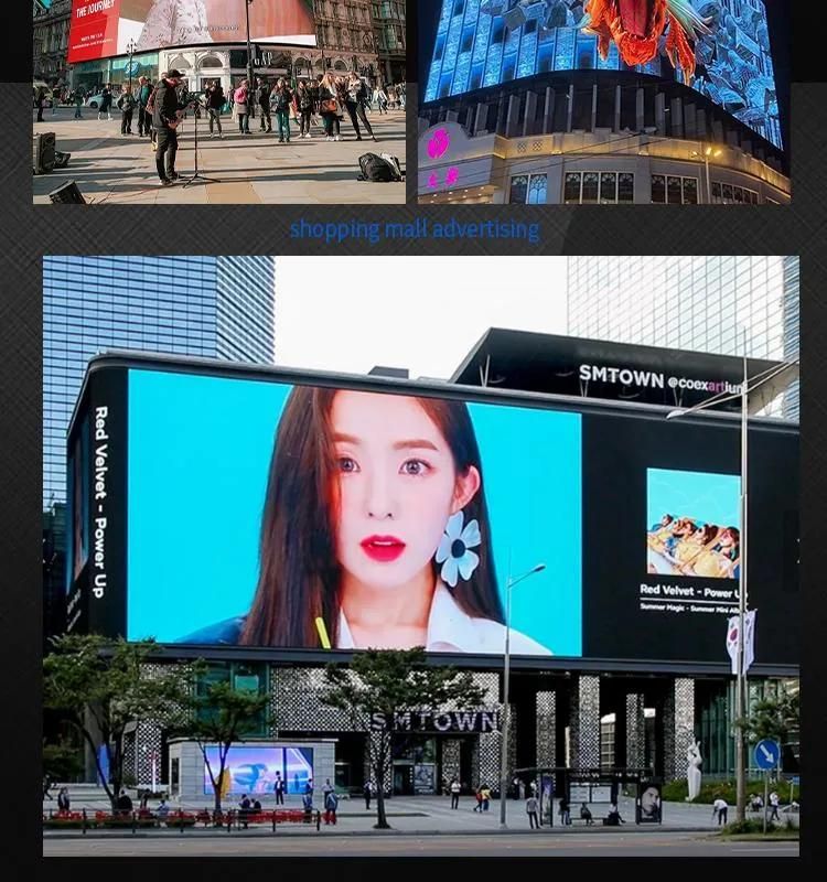 P10 P8 Panel Advertising Billboards Video Wall Outdoor LED Display