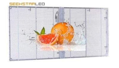 Indoor Transparent LED Display Screen P3.91-7.81 with Full Color LED Module