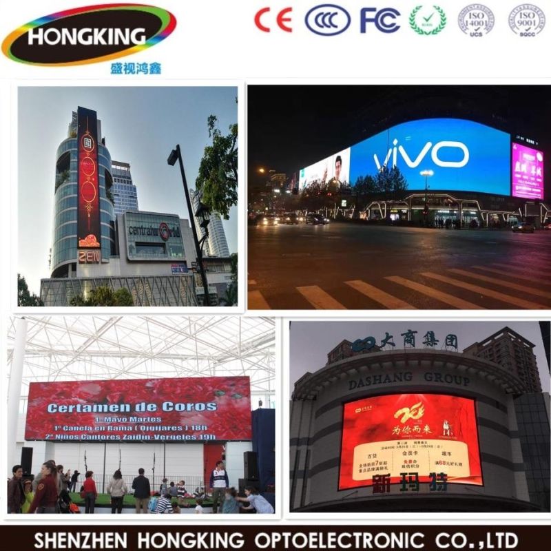 P10 Fixed Installation Outdoor Advertising LED Display Screen Video Wall