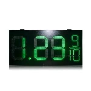 Outdoor Green Color LED Digital Sign Gas Price Board LED Gas Price Sign for Gas Station